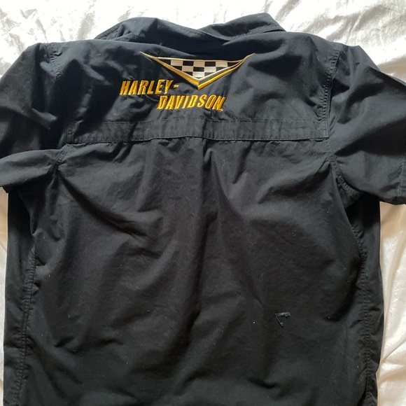 Harley Davidson Mens 2 XL button down short sleeve shirt- SOLD 4/15/2022 - Picture 2 of 7